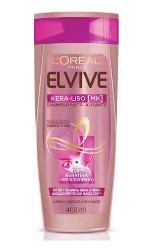 Shampoo Elvive L´oréal Paris Keraliso 230° X 400 Ml