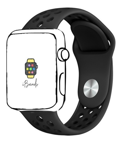 Imagem 1 de 1 de Pulseira Ibands Sport Com Furos Para Apple Watch