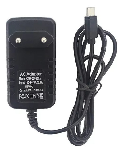 Cargador 5v 3a Para Raspberry Pi 4/4b Tipo-c