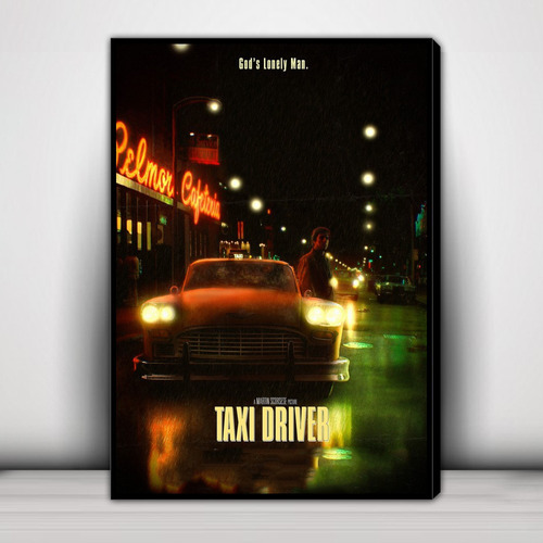 Cuadro Decorativo Taxi Driver H325