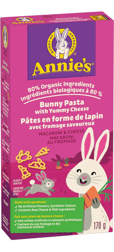 Annies Mac Cheese Bunnies Cheddar 170g