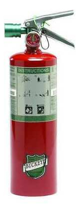 Buckeye 70510 Fire Extinguisher, 5b:c, Halotron, 5 Lb Aad