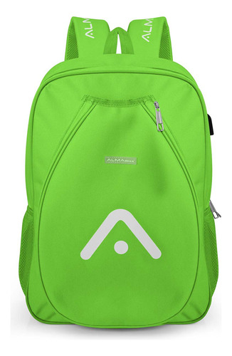 Mochila Raqueteira Beach Tennis Verde Alma Genius