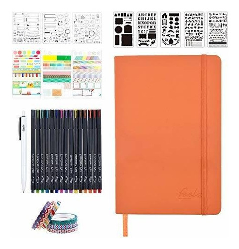 Bullet Dotted Journal Kit A5 Dotted Grid Journal Set 