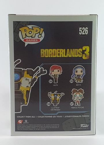 Funko Pop Claptrap Distressed Borderlands (Usado)