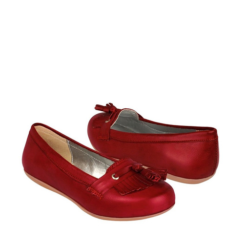 Zapatos Casuales Stylo 2535 18-21 Simipiel Rojo 