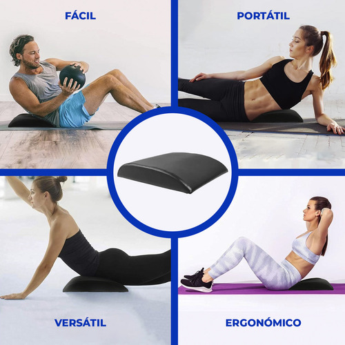 Ab Mat Cojin Para Abdominales Color Negro