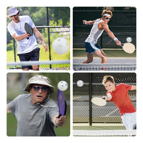 * 2 X 6x Bolas De Pickleball, Bola De Tamaño Oficial, Bola