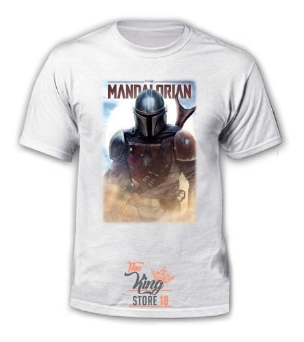 Polera Mandalorian, Poster, Star Wars, The King Store 10