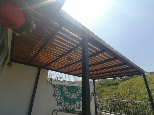 Pergolas, Techados, Cristal, Madera, Acero