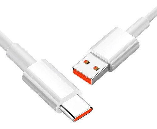 Cable Xiaomi Tipo C / Interior Naranja / 3 Amperes  