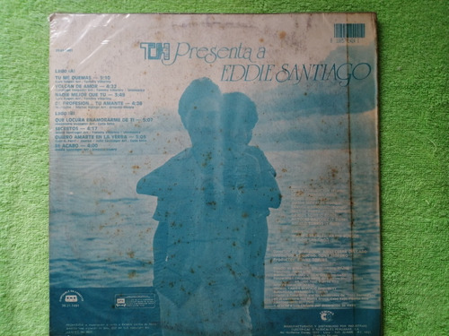 Eam Lp Vinilo Eddie Santiago Atrevido Y Diferente 1986 Debut (Usado)