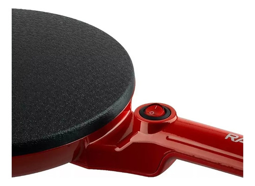 Máquina De Panqueques Antiadherente Raf Rojo