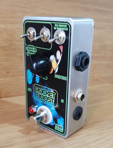 Rocket Boost E Treble 3em1 Footswitch E Lpb1 Screaming Bird Cor Preto Personalizado 1
