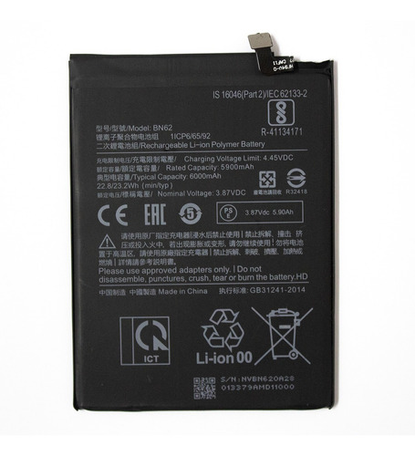 Bateria Original Bn62 Para Xiaomi Poco M3 + Frete Gratis