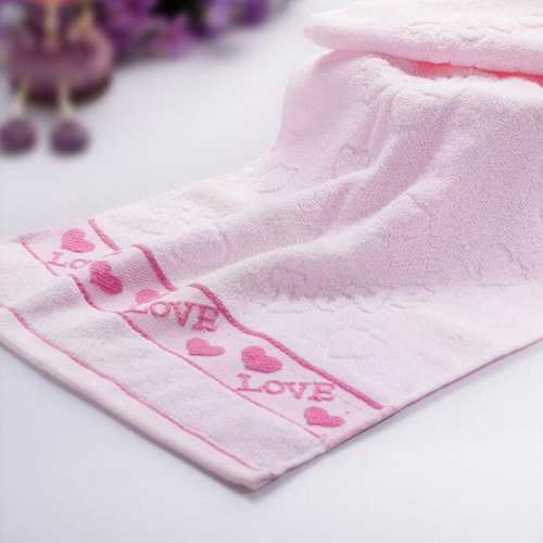 1 Toalla Facial Con Mezclas De Algodón, Estampado De Colores