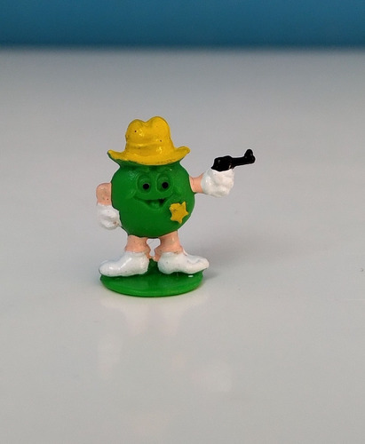 Muñeco M&m Verde Sheriff Miniatura 