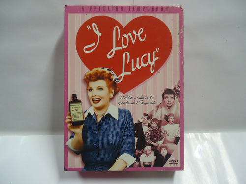 Box Dvds Seriado I Love Lucy - Primeira Temporada - 7 Discos (Usado)