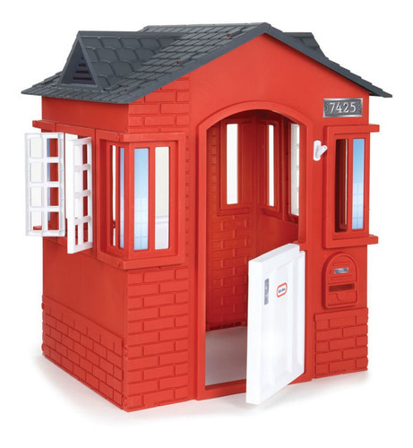 Casinha De Brinquedo Infantil Cottage Vermelha Little Tikes