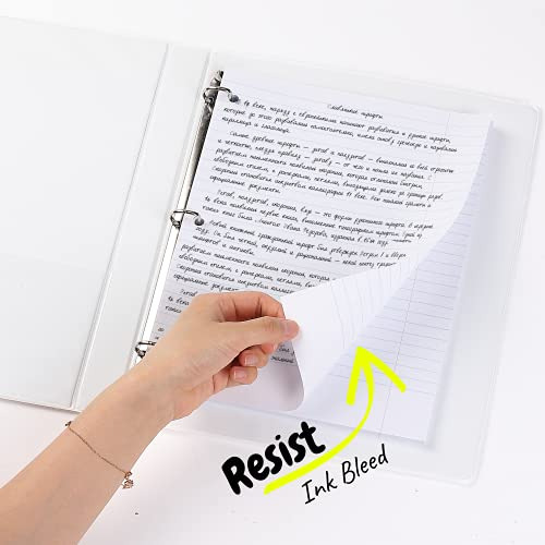 Papel De Hojas Sueltas Líneas Anchas, 85 Hojas, 8 X 1...