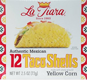 La Tiara Taco Shells, Caja De 12 Unidades (paquete De Seis C