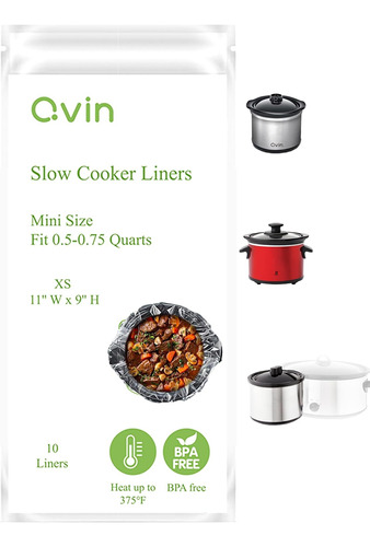 16 Oz Mini Crocpot Slow Cooker Liners, Bolsas De Plást...