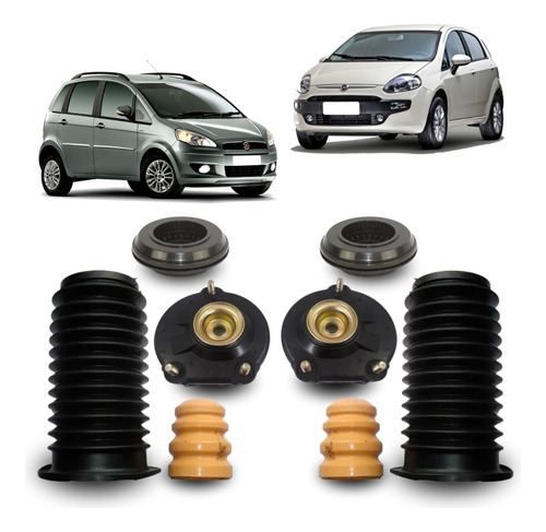 Kit Batente Coxim Amortecedor Dianteiro Fiat Punto Linea 08/