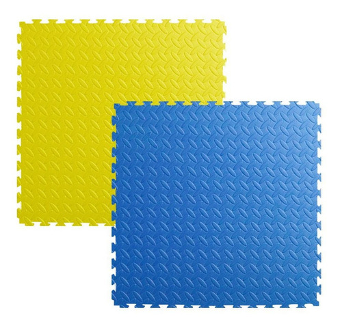 Imagen 2 de 10 de Piso Goma Eva Tatami Encastrable Doble Color 1x1 M 2cm