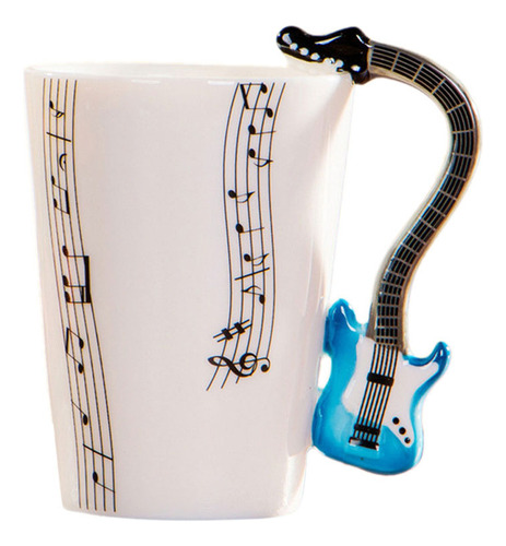 Navidad Taza De Guitarra (2 Unidades), Notas Musicales,