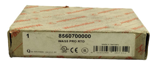 8560700000 Weidmuller Acondicionador De Señal Was5 Pro Rtd