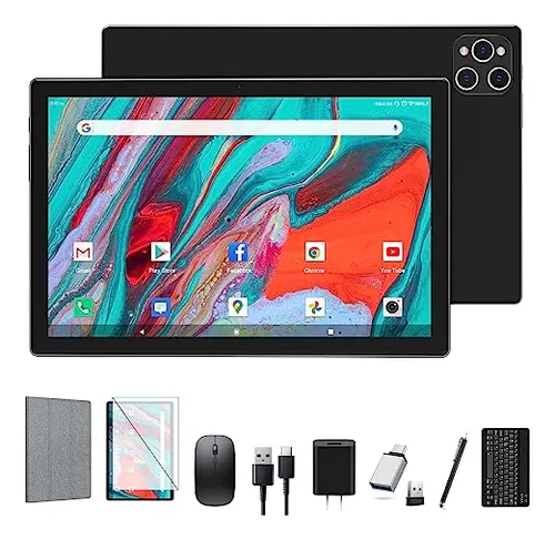 comprar Tableta Qukenk 2023 Android 12 10 Pulgadas 128 Gb + 16 Gb Wi
