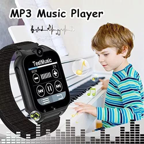 PTHTECHUS Reloj Inteligente niño - Música Smartwatch para Niños