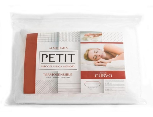 Imagen 2 de 5 de X2 Almohada Fiberball Petit Viscoelastica Memory Inteligente