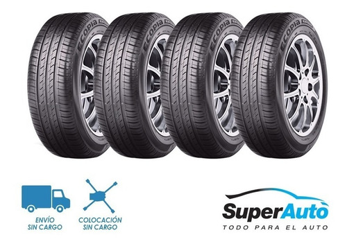 Imagen 2 de 9 de Kit X4 175/65 R14 Bridgestone Ecopia Ep150 + Envío Gratis
