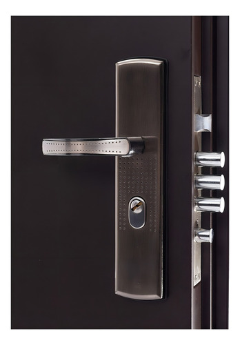 XE Seguridad puerta de seguridad XE Quatro S5 95-213 apertura izquierda 100% acero color chocolate