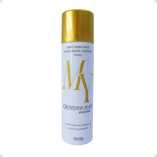 Spray Giovanna Baby Desodorante Sem Perfume Fps10 150ml