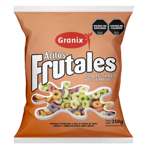 Cereal Granix Aritos Frutales Bajo En Sodio