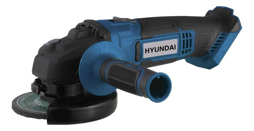 Amoladora Ang 115mm Batería 20v Hyundai - Ferrejido Color Azul