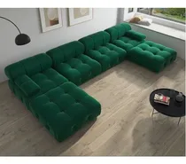 Comprar Sillon Sofa Esquinero Esplendor Chesterfield Chenille Pana
