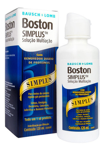 Solução Multiação Para Lentes Rígidas - Boston Simplus 120ml