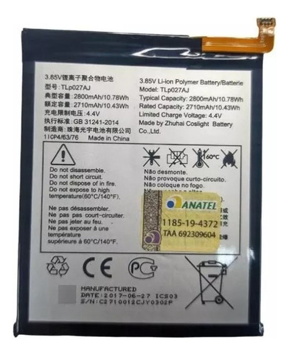 Flex Carga Bateira Original Alcatel A5 Max Led 5085n Tlp027a