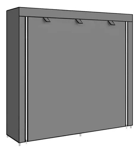 Zapatera Organizador De 6 Niveles Closet De Zapatos Tenis Fasilyt YUB-012 Gris