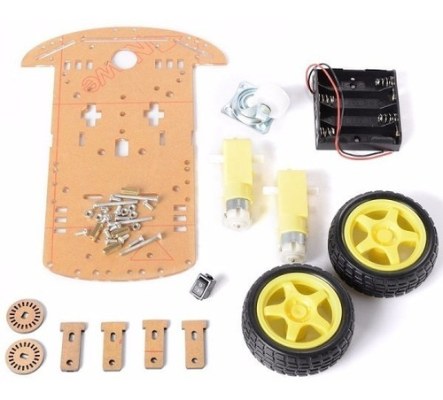 Kit Chasis Carro  2wd Plataforma Movil Robot Arduino