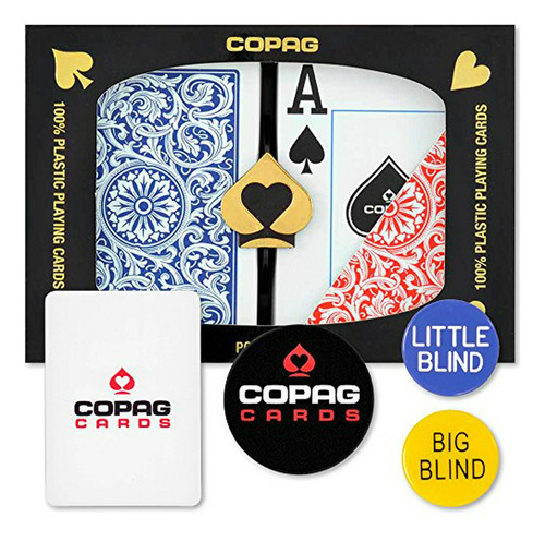 Copag Dealer Kit  poker Tamaño, Índice De Jumbo