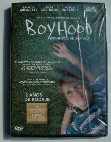 Dvd - Boyhood - Richard Linklater - Cerrada