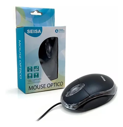 Mini Mouse Raton Optico Alambrico Ergonomico Rueda 3d 1000dp