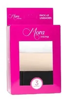 Comprar Bombachas Culotte Less Pack X9 Mora 012 Algodón Lisas