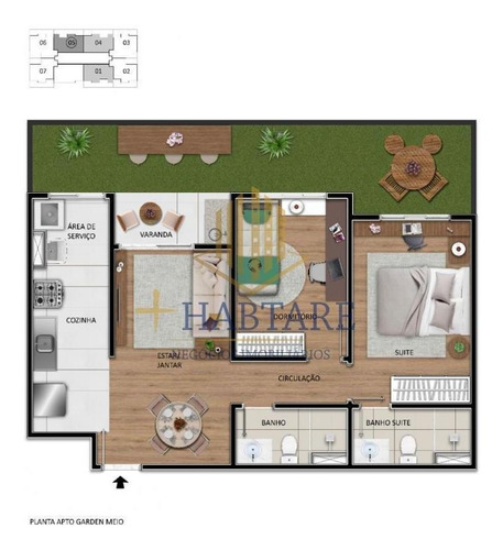 Imagem 11 de 15 de Apartamento 2 Dormitórios Para Venda Em Hortolândia, Vila São Francisco, 2 Dormitórios, 1 Suíte, 1 Banheiro, 1 Vaga - Inside_1-1802143