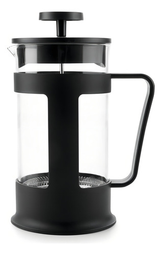 Cafetera O Tetera Francesa De Borosilicato 1 Litro Ibili Color Negro