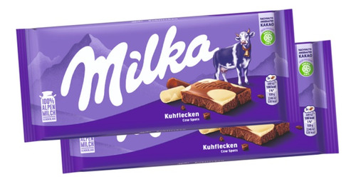 Chocolate Milka Kuhflecken 100gr Pack 2 Und